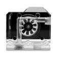EK Water Blocks EK-Quantum Scalar Flowmeter Bottom-To-Top D-RGB - Black image number null