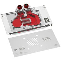 Barrow MSI Suprim 5090 GPU Water Block - White