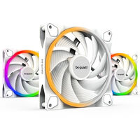 be quiet! Light Wings ARGB PWM L&uuml;fter, Triple Pack - 140mm, wei&szlig;, High Speed