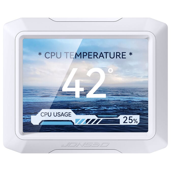 Jonsbo TF3-360SCW AiO Wasserk&uuml;hlung, ARGB, 3,5&rdquo; + 3x 3,38&rdquo; LCD - 360mm, wei&szlig; image number 6