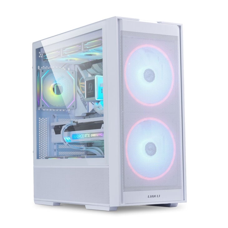 Lian Li LANCOOL 206 Gehäuse, Midi-Tower, ATX, Tempered Glass - weiß image number 1