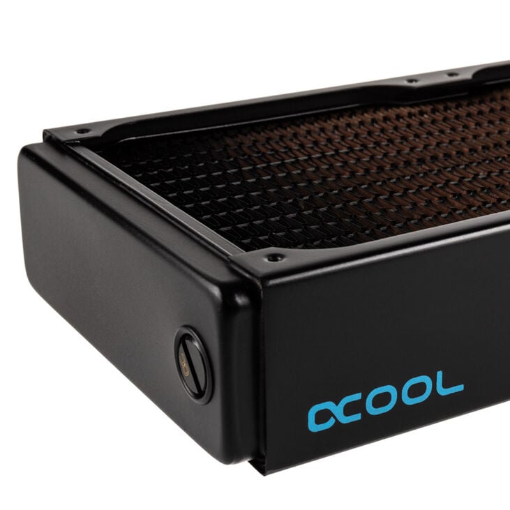 Alphacool NexXxoS V.2 XT45 Full Copper Radiator - 480mm, black image number 3