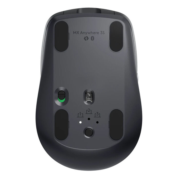 Logitech MX Anywhere 3S, 2,4Ghz & Bluetooth Wireless Maus - graphit image number 6
