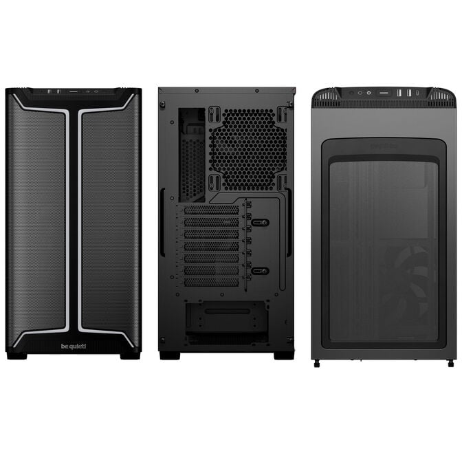 be quiet! Pure Base 501 DX PC Case, Mid Tower, ATX, ARGB, Tempered Glass - black image number 1