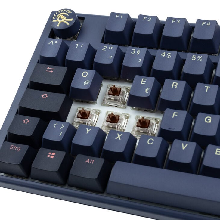 Ducky One 3 Cosmic Blue TKL Gaming Tastatur, RGB LED - MX-Brown image number 4