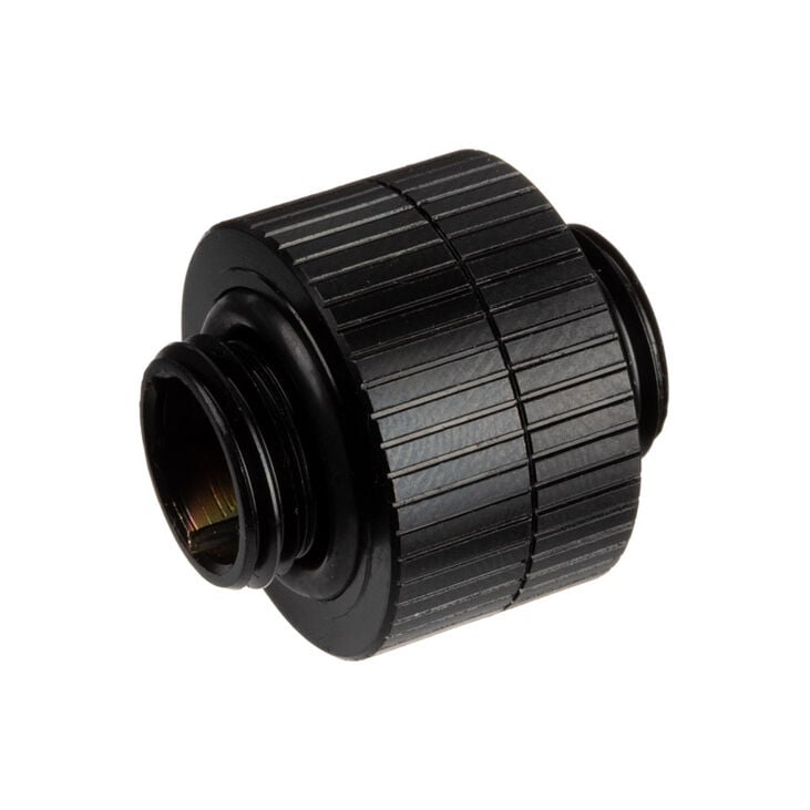 EK Water Blocks EK-Quantum Torque G1/4 Inch Extension Straight Fitting 14mm - Rotatable, Black image number 1