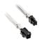 BitFenix Alchemy 4-pin ATX12V extension cable, 45 cm, sleeved - white