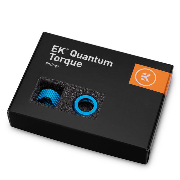 EK Water Blocks EK-Quantum Torque Compression Ring, 6-pack, HDC 12 - blue image number 3