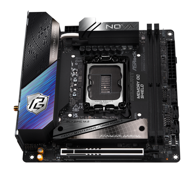ASRock Z890I NOVA WiFi Mainboard, Sockel LGA 1851, Intel Z890, Mini-ITX, DDR5 image number 5