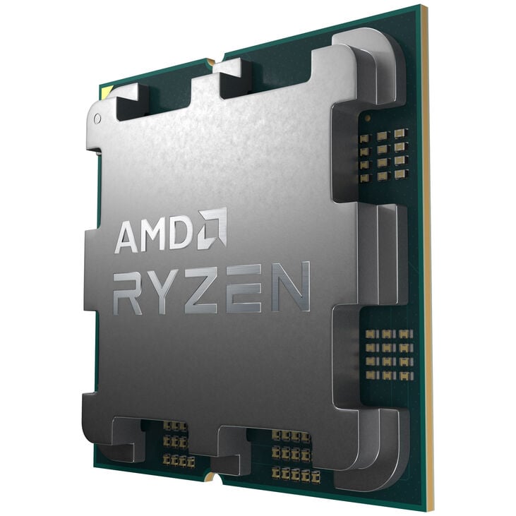 AMD Ryzen 5 9600 CPU, 6 Cores, 5.2 GHz, AM5 (Zen 5) - tray, without cooler image number 1