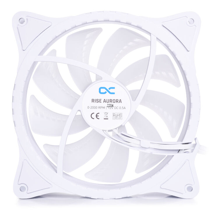 Alphacool Rise Aurora PWM-Lüfter - 140mm, weiß image number 2