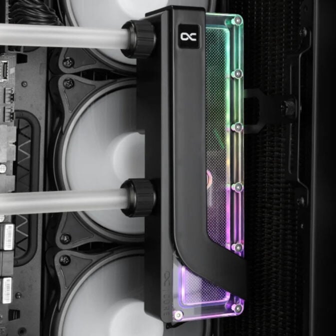 Alphacool Core DDCzero Flat 200 Ausgleichsbeh&auml;lter mit Pumpe - Acryl image number 4