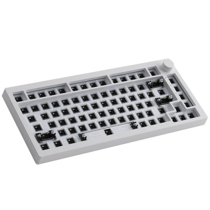 AKKO 5075S RGB QMK Barebone, ISO Layout - moonlight white image number 0