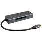 Akasa USB 3.2 Gen1 Type-C 3-in-1 Card Reader - silber