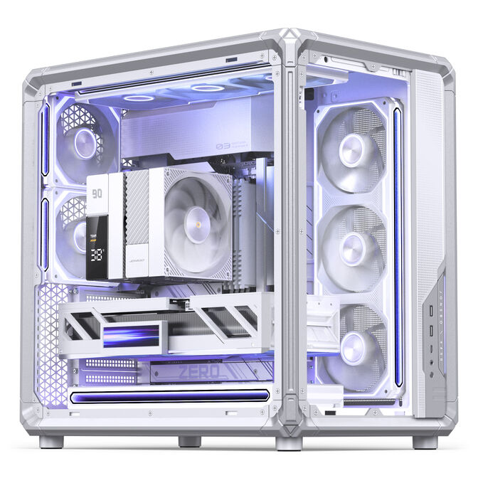Jonsbo X400 PC-Geh&auml;use, Midi-Tower, ATX, Tempered Glass - wei&szlig; image number 1