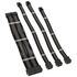 Kolink Core Standard Braided Cable Extension Kit - Jet Black/Gunmetal Grey image number null