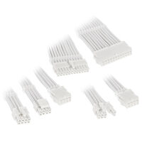 Kolink Core Adept Braided Cable Extension Kit - White