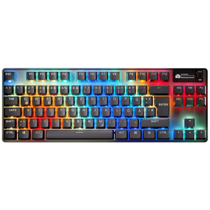 SteelSeries Apex Pro TKL Gen 3 Wireless Gaming-Tastatur, TKL-Tastatur (80 %), OLED-Display, OmniPoint 3.0 Switches, RGB – ISO (DE) image number 2