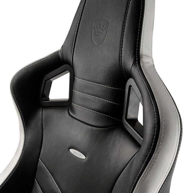 noblechairs EPIC Echtleder Gaming Stuhl - schwarz/wei&szlig;/rot image number 4