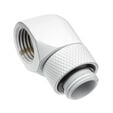 Alphacool Eiszapfen L-connector rotatable G1/4 female to G1/4 female - white image number null