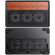 JONSBO TK‑4 Wood PC‑Geh&auml;use, Midi‑Tower, ATX, Tempered Glass - schwarz image number null