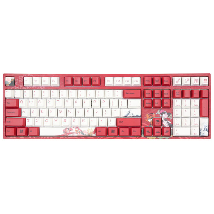Varmilo VEA108 Koi Gaming Tastatur, MX-Brown, weiße LED - US Layout image number 2