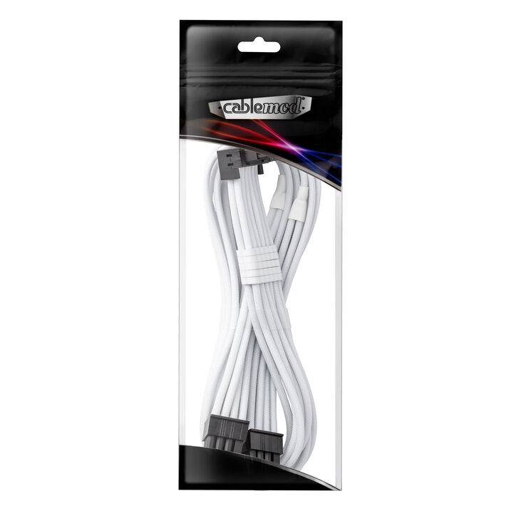 CableMod C-Series Pro Anschlusskabel - Variante A, 90°, 16-Pin zu 2x 8-Pin PCIe, weiß image number 2