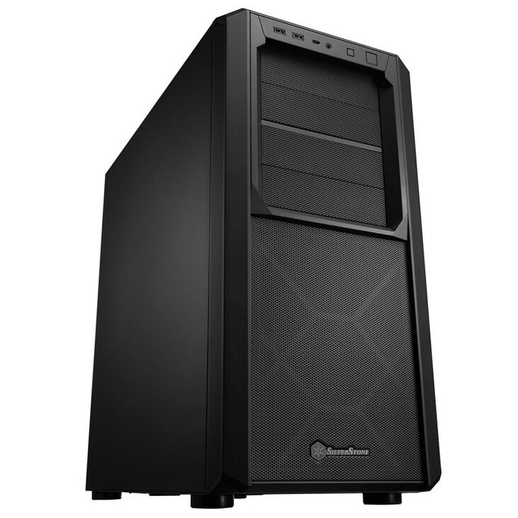 SilverStone SST-SED1-B Seta D1 Midi-Tower - schwarz image number 7