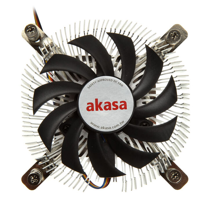 Akasa AK-CC7129BP01 Low Profile CPU-Kühler - 74mm image number 1