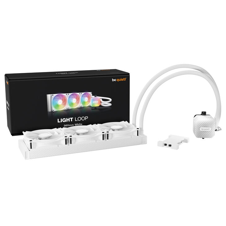 be quiet! Light Loop All-in-One Water Cooling, ARGB - 360mm, white image number 6