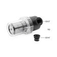 Alphacool ES Big Inline Partikelfilter 2x G1/2" mit Adapter auf G1/4" image number null