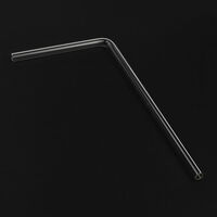 Alphacool HardTube 16/11mm Borosilikatglas 90 Grad Winkel 20/40cm - klar