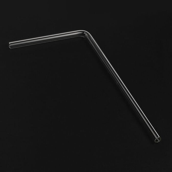 Alphacool HardTube 16/11mm Borosilicate Glass 90 Degree Angle 20/40cm - clear image number 0
