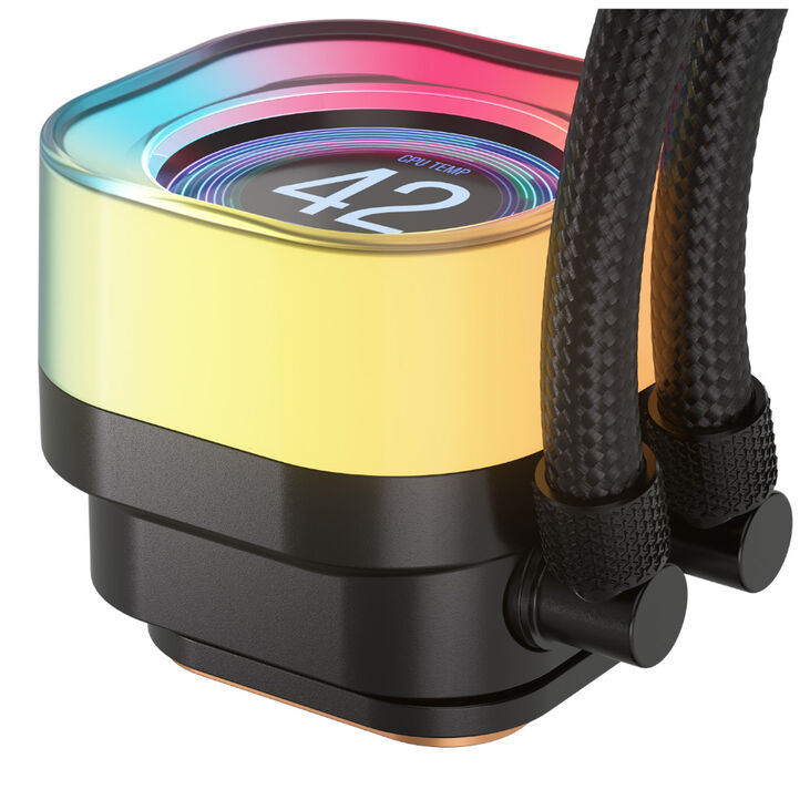 Corsair iCUE LINK Titan 360 RX LCD Complete Water Cooling, RGB - 360mm, black image number 3