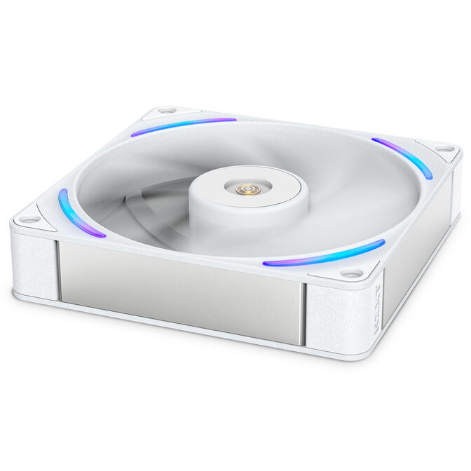 NZXT F140X RGB Case Fan, LCP Rotor, Hybrid Bearing, aRGB - White, 140mm image number 3