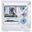 Lian Li Vector V100 PC Case, Midi Tower, ATX, RGB, Tempered Glass - White image number null