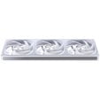 Jonsbo ZA-420W PWM-L&uuml;fter, ARGB - 3x 140mm, wei&szlig; image number null