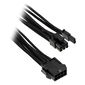 PHANTEKS 6+2-pin PCIe Extension 50cm - sleeved black