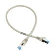 InLine Patchkabel Cat.6A, S/FTP (PiMf), 500MHz, grau - 0,5m image number null