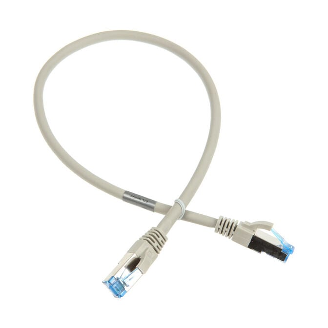 InLine Patchkabel Cat.6A, S/FTP (PiMf), 500MHz, grau - 0,5m image number 1