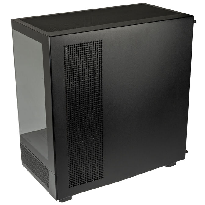 GSI SmartAssembly ARGB Glass Micro-ATX PC case, mid tower, Micro-ATX, Tempered Glass - black, 750 watts Gold power supply image number 2