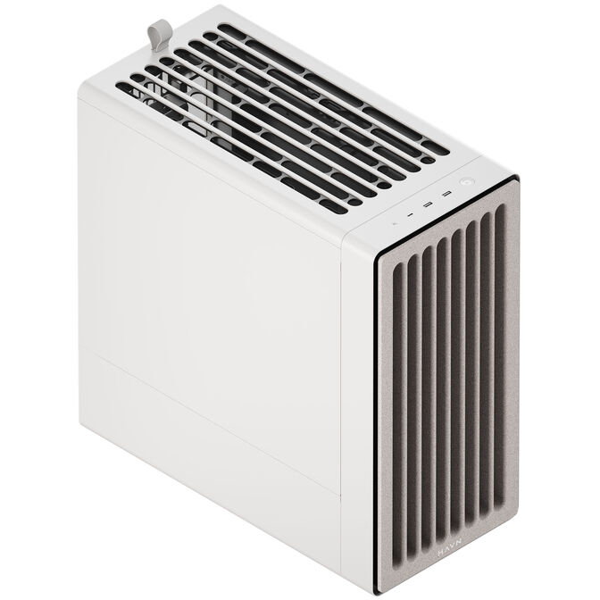 HAVN BF 360 Flow Solid PC Case, Midi-Tower, E-ATX - White image number 2
