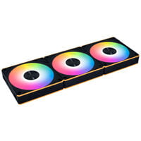 Lian Li UNI FAN CL FLEX Wireless PWM-L&uuml;fter, ARGB - Reverse Blade, 120mm, schwarz, 3er-Pack mit Controller