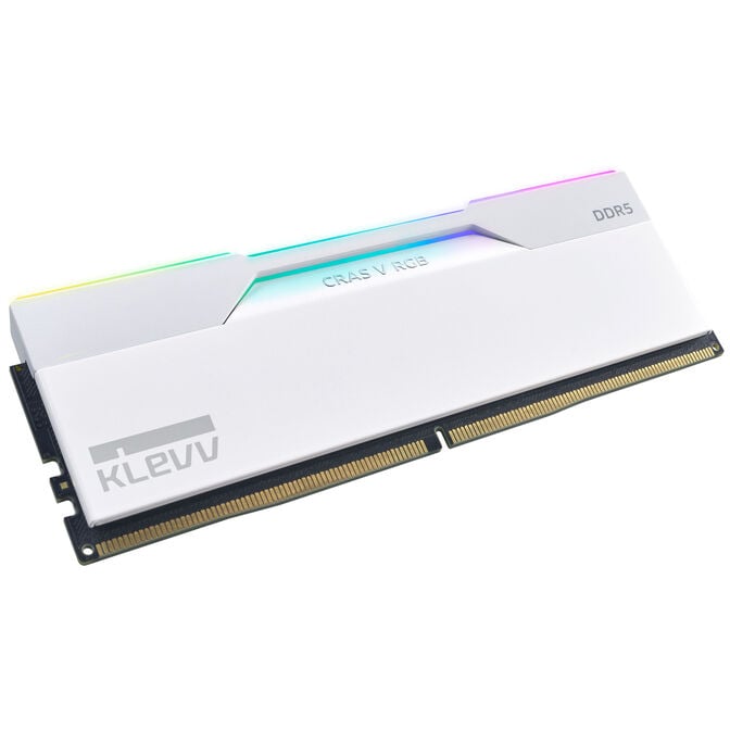 KLEVV CRAS V RGB EXPO DDR5-6400 RAM, CL30, XMP 3.0 & EXPO - 32 GB Dual-Kit, wei&szlig; image number 2