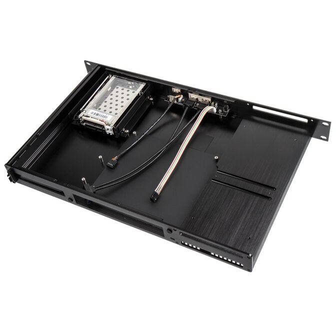 Akasa Galileo TU1 Thin-Mini-ITX 1U case, OEM - black image number 6