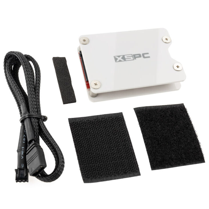 XSPC 8-fach, 3-Pin, 5V, Addressable RGB Splitter Hub - SATA Powered, weiß image number 3