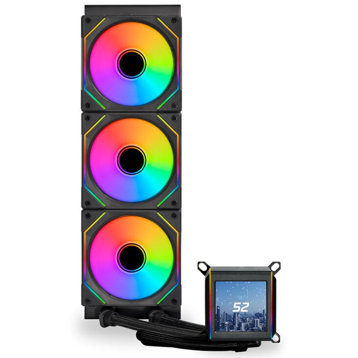 Lian Li GALAHAD II LCD 360 SL-INF AIO Cooler, ARGB - black image number 1