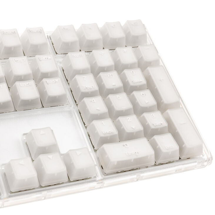 Ducky One 3 Aura White Gaming Keyboard, RGB LED - MX-Silent-Red image number 7