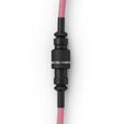 Glorious Coiled Cable Prism Pink, USB-C auf USB-A Spiralkabel - 1,37m, pink image number null