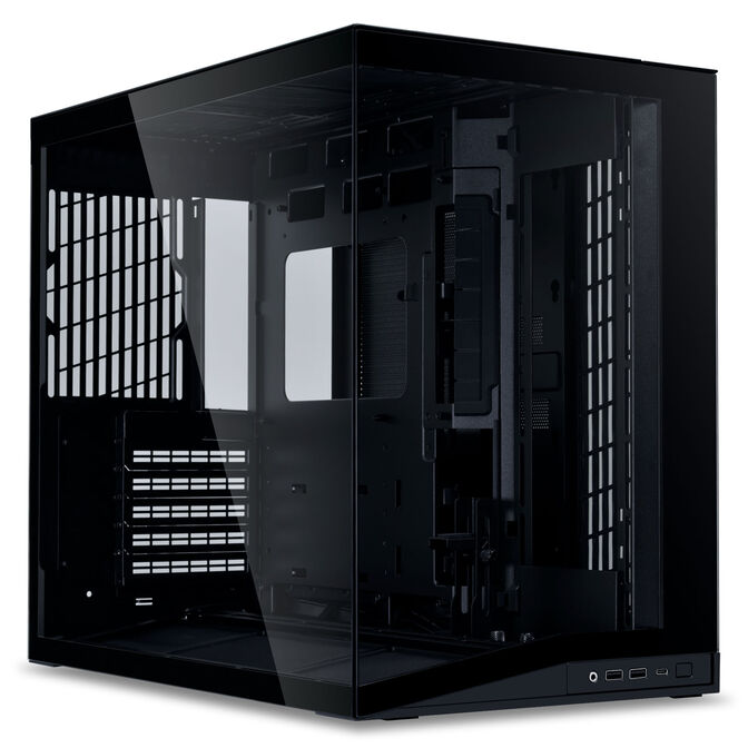 Lian Li O11 Dynamic Mini V2 PC Case, Mini Case, ATX, Tempered Glass - Black image number 0